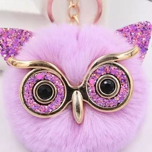 Cute owl keychain